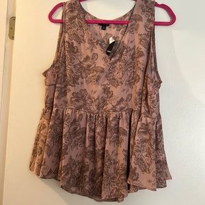NWT Torrid Floral Blouse